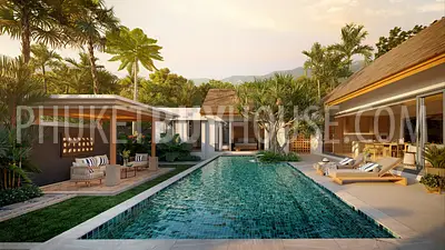 TAL22788: Private Pool Villas Near Bangtao Beach in a Quiet Residential Thalang Area, Phuket. Photo #1