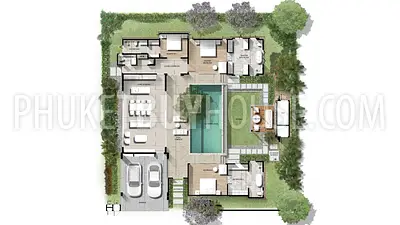 TAL22788: Private Pool Villas Near Bangtao Beach in a Quiet Residential Thalang Area, Phuket. Photo #9