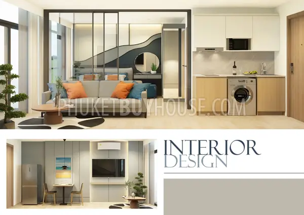 NAT22791: Seafront Studio Living Steps from Naithon Beach with Rooftop Amenities. 照片 #6