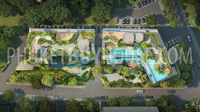 NAT22791: Seafront Studio Living Steps from Naithon Beach with Rooftop Amenities. Photo #2