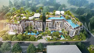 NAT22791: Seafront Studio Living Steps from Naithon Beach with Rooftop Amenities. Photo #8
