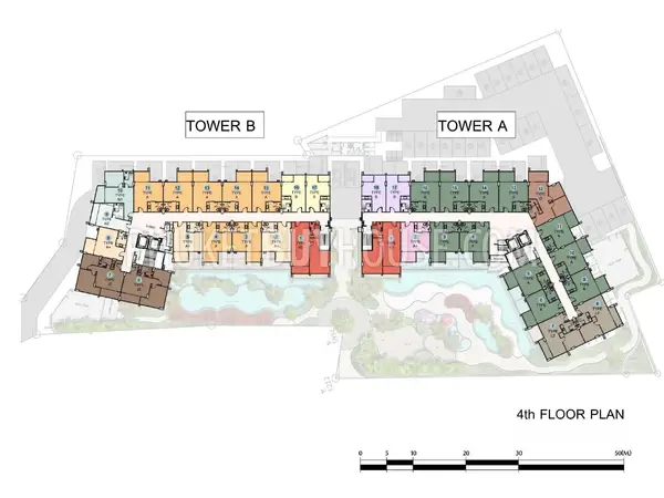 NAT22791: Seafront Studio Living Steps from Naithon Beach with Rooftop Amenities. 照片 #13