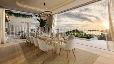 PAN22794: Panoramic Hilltop Villas with Marina Access on Phuket’s Exclusive East Coast. Photo #21