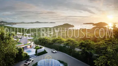 PAN22794: Panoramic Hilltop Villas with Marina Access on Phuket’s Exclusive East Coast. Photo #26