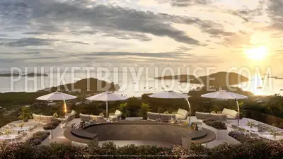 PAN22794: Panoramic Hilltop Villas with Marina Access on Phuket’s Exclusive East Coast. Photo #17