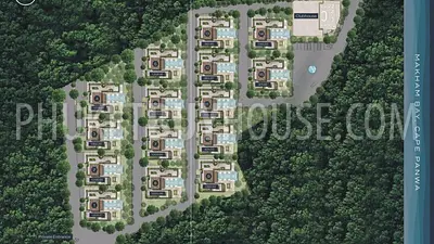PAN22794: Panoramic Hilltop Villas with Marina Access on Phuket’s Exclusive East Coast. Photo #3
