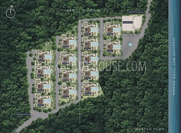 PAN22794: Panoramic Hilltop Villas with Marina Access on Phuket’s Exclusive East Coast. 照片 #3