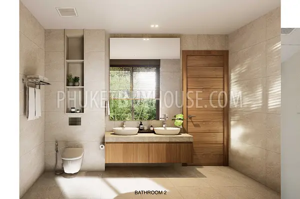 NAT7213: Three Bedroom Pool VIlla with Sea View in Nai Thon. Photo #28