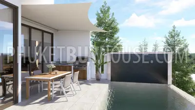 NAT7213: Three Bedroom Pool VIlla with Sea View in Nai Thon. Photo #9