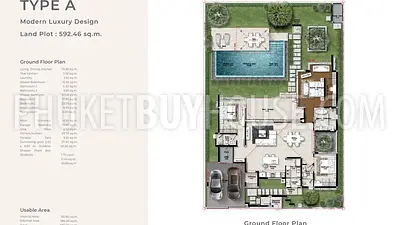CHA22900: 3-Bedroom Pool Villas with Smart Layout in Chalong. 照片 #3