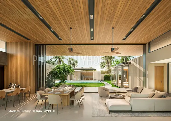 CHA22901: 4-Bedroom Pool Villas with Single-Level Layout in Chalong. Photo #9