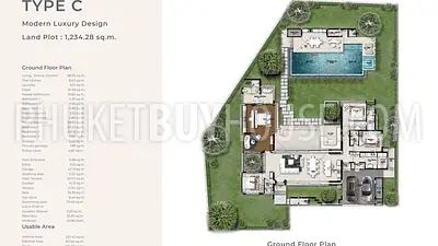 CHA22901: 4-Bedroom Pool Villas with Single-Level Layout in Chalong. 照片 #5