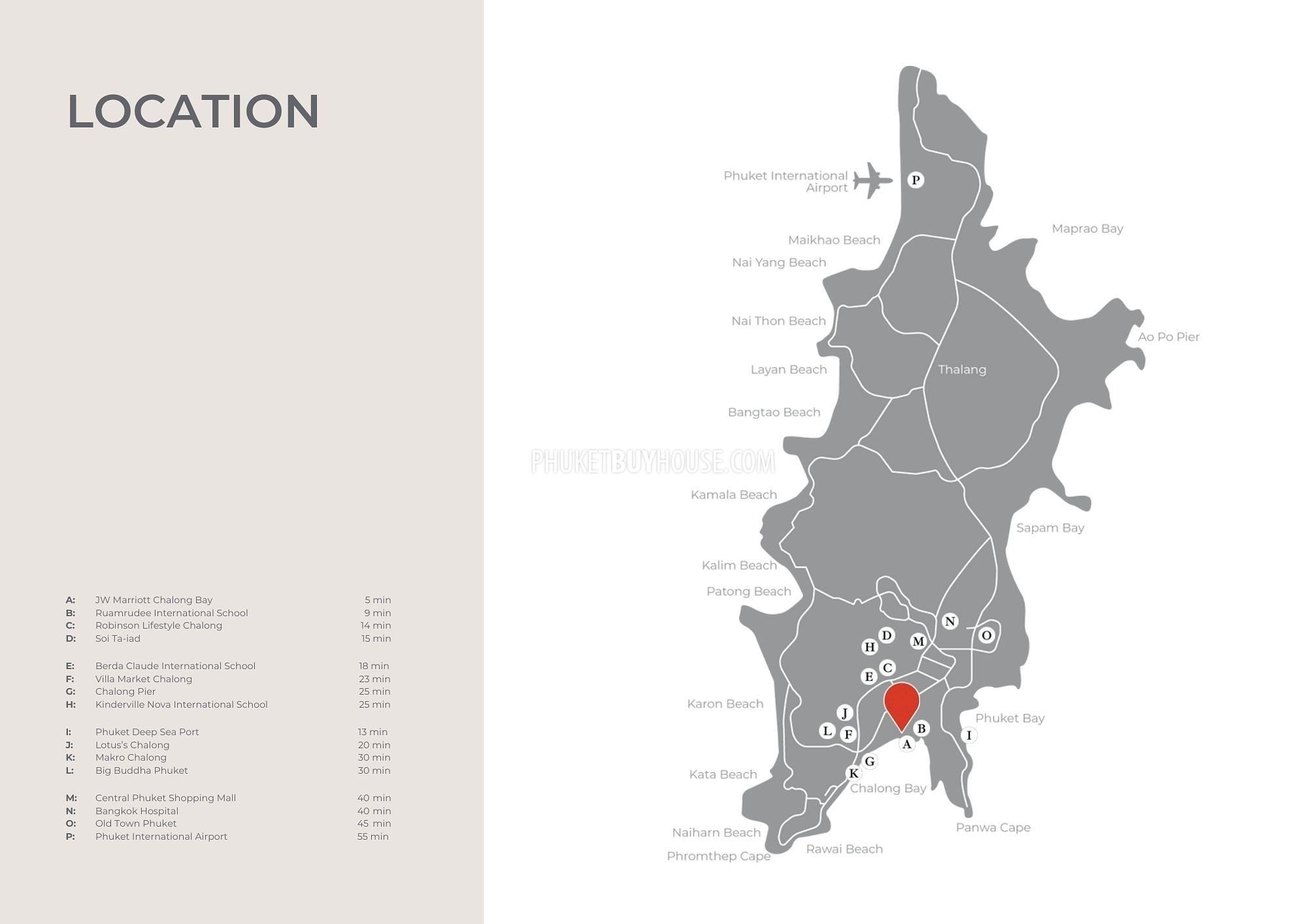 Вилла 3 спальни 293 м² Чалонг, Таиланд