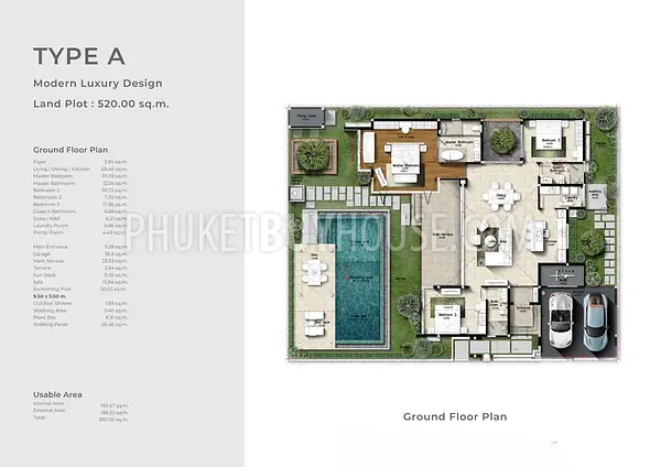 TAL22902: 3-Bedroom Pool Villa in Pru Jampa for Comfortable Family Living, Thalang, Phuket. 照片 #4