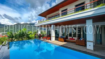 KAM3344: Sea View 3 bedroom Villa with Infinity Pool Above Kamala. Fotoğraf #4