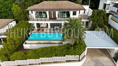 KAM3344: Sea View 3 bedroom Villa with Infinity Pool Above Kamala. Fotoğraf #5