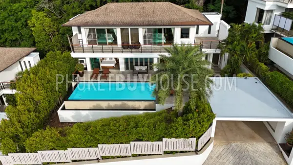 KAM3344: Sea View 3 bedroom Villa with Infinity Pool Above Kamala. Fotoğraf #5