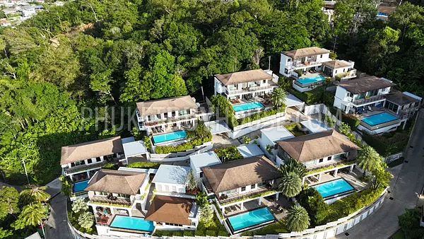 KAM3344: Sea View 3 bedroom Villa with Infinity Pool Above Kamala. Fotoğraf #2