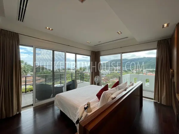 KAM3344: Sea View 3 bedroom Villa with Infinity Pool Above Kamala. Fotoğraf #8