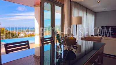 KAM3344: Sea View 3 bedroom Villa with Infinity Pool Above Kamala. Photo #16