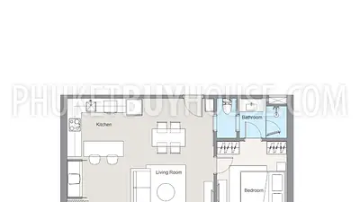 LAG22904: 1-Bedroom Resale Apartment 400m from Bang Tao Beach in Laguna Area. 照片 #4