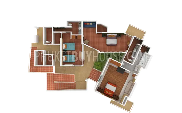 KAM22907: Sea View Pool Villa for Sale with Full Renovation and Privacy in Kamala Hills. 照片 #3