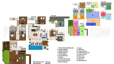 SUR22908: Sea View Villa Steps from Surin Beach with Gym, Spa and Sunset Pool. 照片 #3