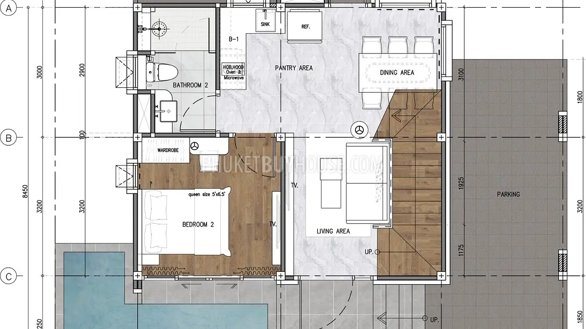 Квартира 2 спальни 120 м² Равай, Таиланд