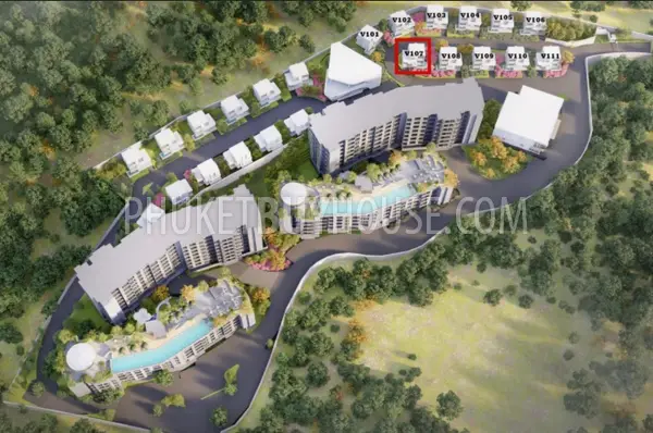 RAW22909: Garden-View Duplex with Foreign Freehold Option Near Rawai. 照片 #9