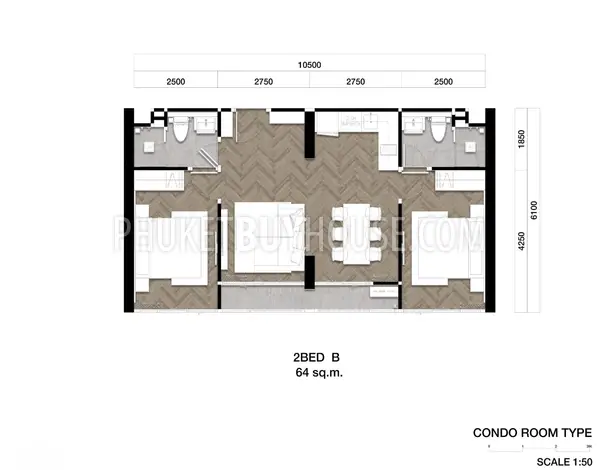 BAN22114: Opportunity to Get Most Advantageous 2BR Apartment In Bang Tao. Photo #19