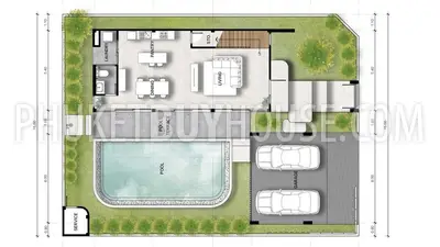 CHA22912: 3-Bedroom Pool Villa for Family Living in Central Phuket, Chalong. 照片 #2