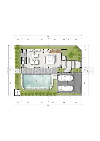 CHA22912: 3-Bedroom Pool Villa for Family Living in Central Phuket, Chalong. 照片 #2