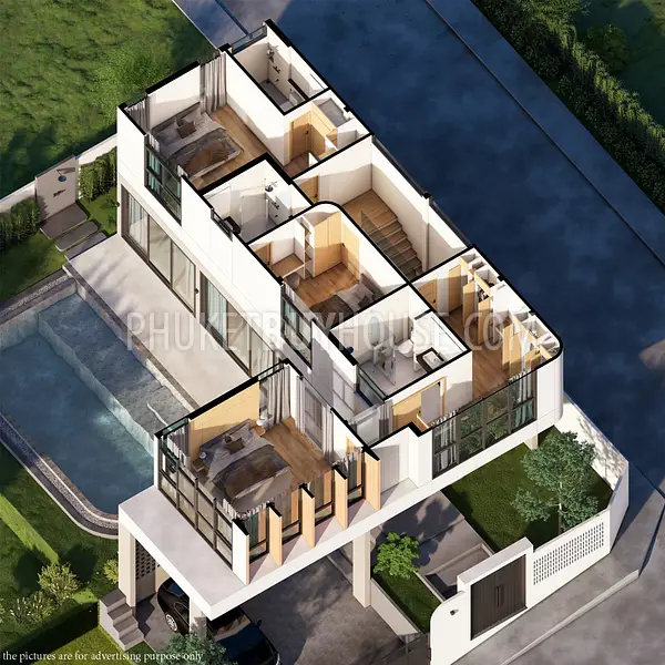CHA22912: 3-Bedroom Pool Villa for Family Living in Central Phuket, Chalong. 照片 #4