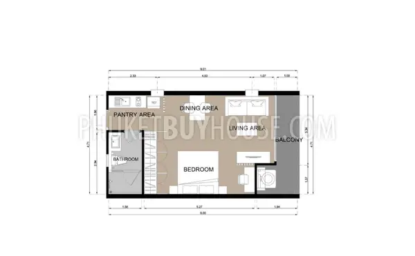 RAW21921: Exceptional Studio in Rawai!. Fotoğraf #3