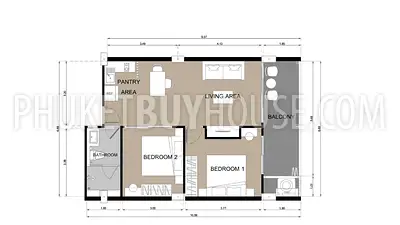 RAW21919: Beautiful 2 Bedroom Apartments In Rawai. Photo #5
