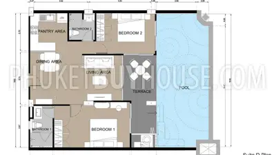 RAW21920: 2 Bedroom Apartment With Private Swimming Pool In Rawai!. Photo #5