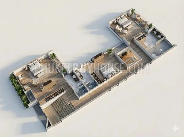 RAW22917: Spacious 4-bedroom pool villa in Nai Harn, fully furnished and move-in ready. 照片 #3