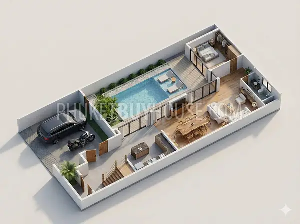 RAW22917: Spacious 4-bedroom pool villa in Nai Harn, fully furnished and move-in ready. 照片 #2