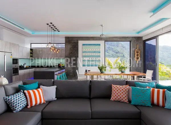 KAT22925: Luxury 5-Bedroom Sea View Villa For Rent in Kata, Phuket. 照片 #4