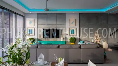 KAT22925: Luxury 5-Bedroom Sea View Villa For Rent in Kata, Phuket. Photo #5