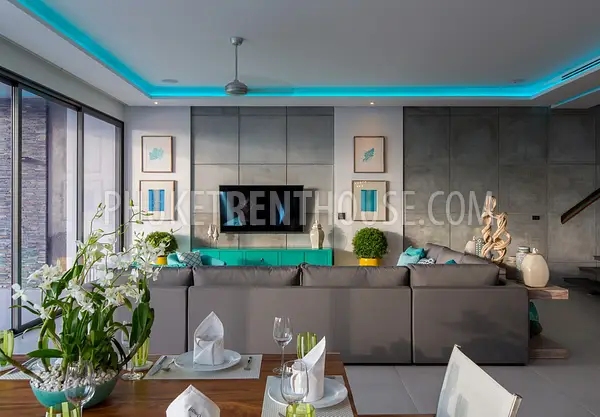 KAT22925: Luxury 5-Bedroom Sea View Villa For Rent in Kata, Phuket. 照片 #5