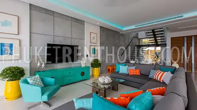 KAT22925: Luxury 5-Bedroom Sea View Villa For Rent in Kata, Phuket. Photo #16