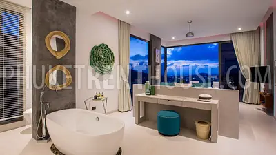 KAT22925: Luxury 5-Bedroom Sea View Villa For Rent in Kata, Phuket. Photo #14