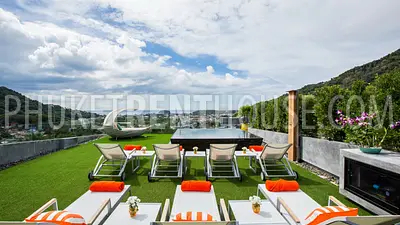 KAT22925: Luxury 5-Bedroom Sea View Villa For Rent in Kata, Phuket. Photo #60
