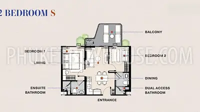 NAY22928: 2-Bedroom Apartments Just Steps from Nai Yang Beach. 照片 #2
