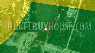 CHE22932: Flat Land in Cherng Talay For Sale - in a Quiet Green Zone. Photo #1