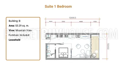 BAN22933: 1-Bedroom Suite with Rooftop Sea Views Near Bang Tao Beach. 照片 #2