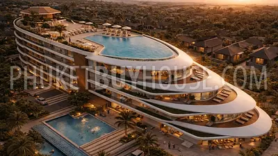 BAN22933: 1-Bedroom Suite with Rooftop Sea Views Near Bang Tao Beach. 照片 #1