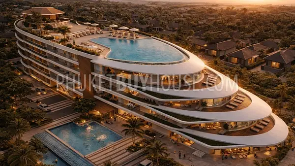 BAN22933: 1-Bedroom Suite with Rooftop Sea Views Near Bang Tao Beach. Photo #1