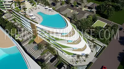 BAN22933: 1-Bedroom Suite with Rooftop Sea Views Near Bang Tao Beach. 照片 #13